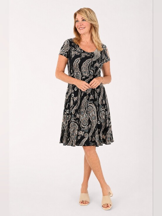 Sami & Jo Dresses & Skirts - Women's Size Petite XL Paisley Print Midi Dress Classic